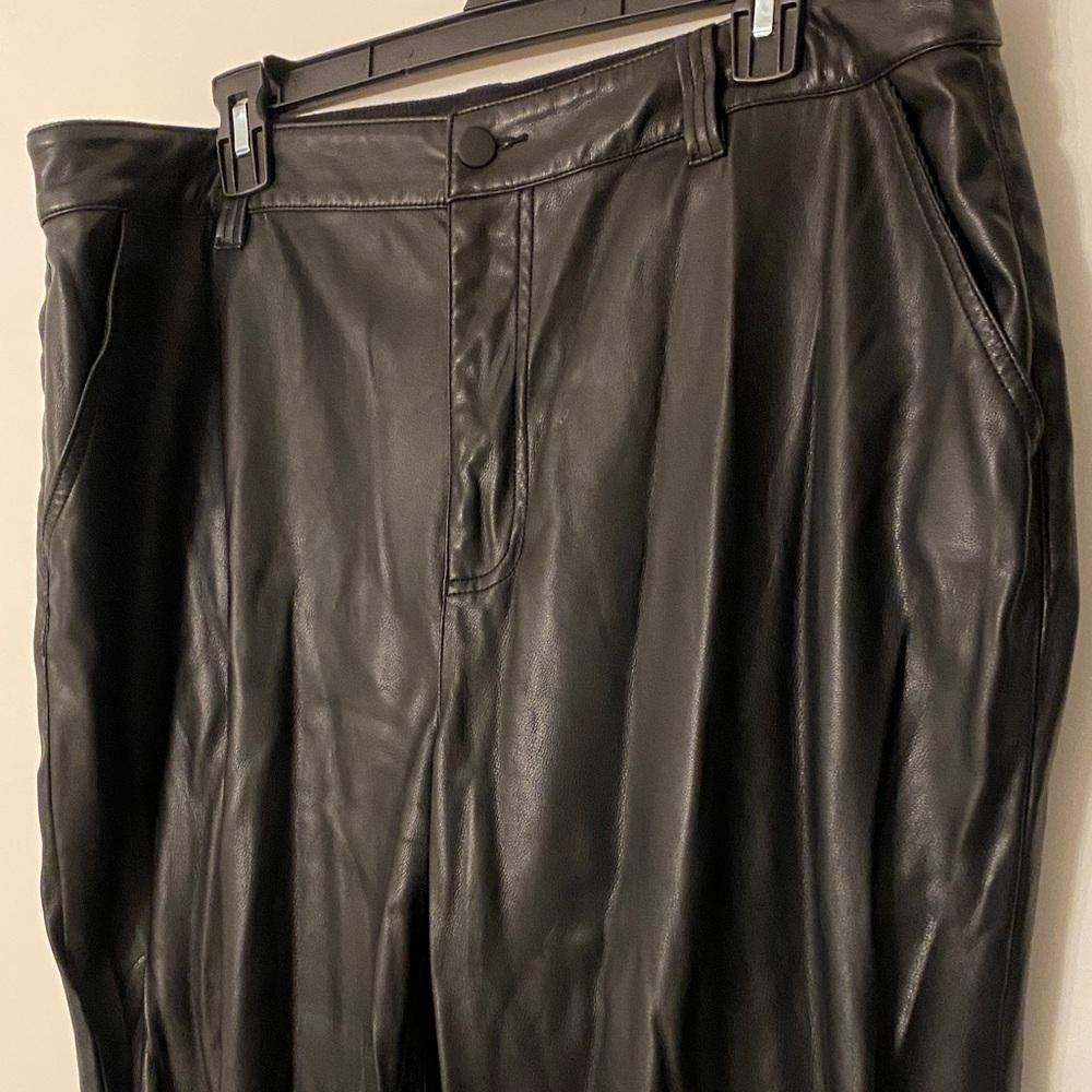 ASOS design fake leather pants